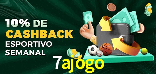 10% de bônus de cashback na 7ajogo